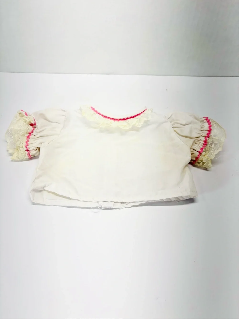 Cabbage Patch Kids Pink & White Gingham Overalls with Shirt Coleco CPK Vintage